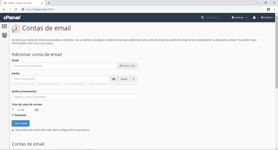 Recursos cPanel